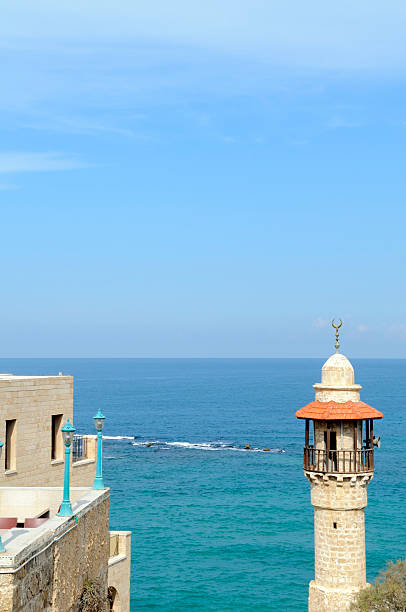 istock Minaret by the Mediterranean in Jaffa Israel 474722325