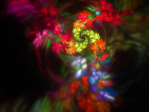 istock Digital Fractal on Black 474723874