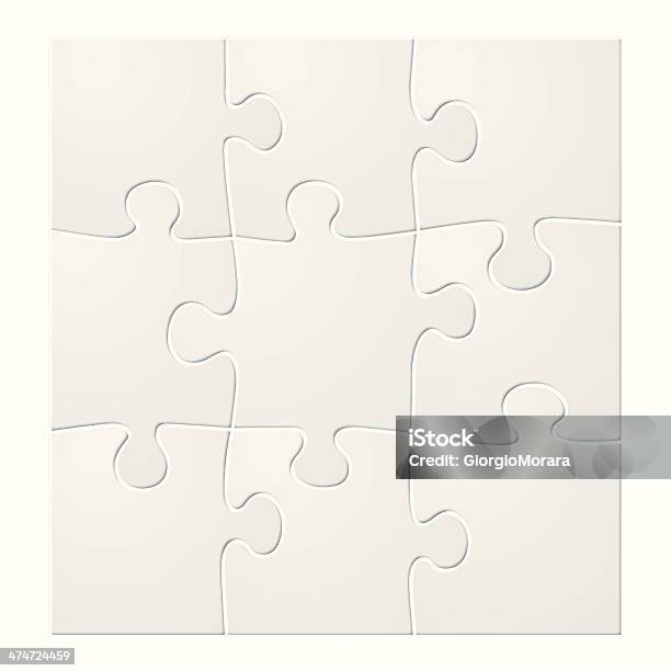 Ilustración de Baldosas Blanco Puzzle y más Vectores Libres de Derechos de Rompecabezas - Rompecabezas, Rebanada, Juegos de adivinanza