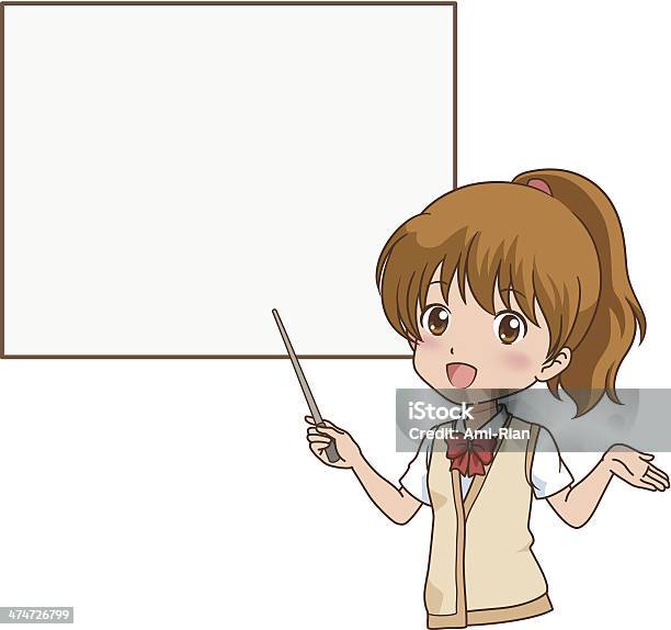 Girlguide Stock Illustration - Download Image Now - Asian and Indian Ethnicities, Bulletin Board, Cartoon