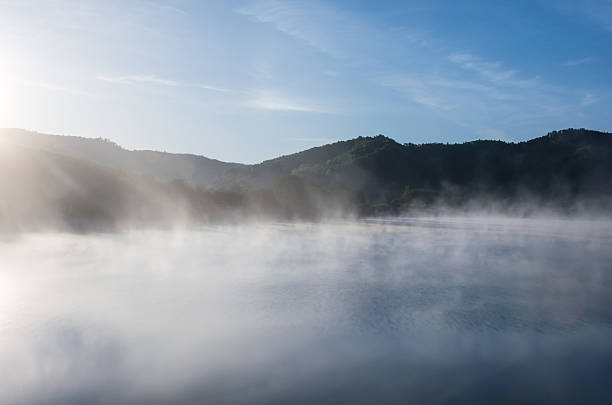 istock foggy lake at morning 474732684