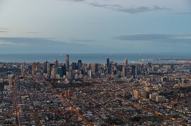 istock Carlton and Melbourne aerial view 474734897