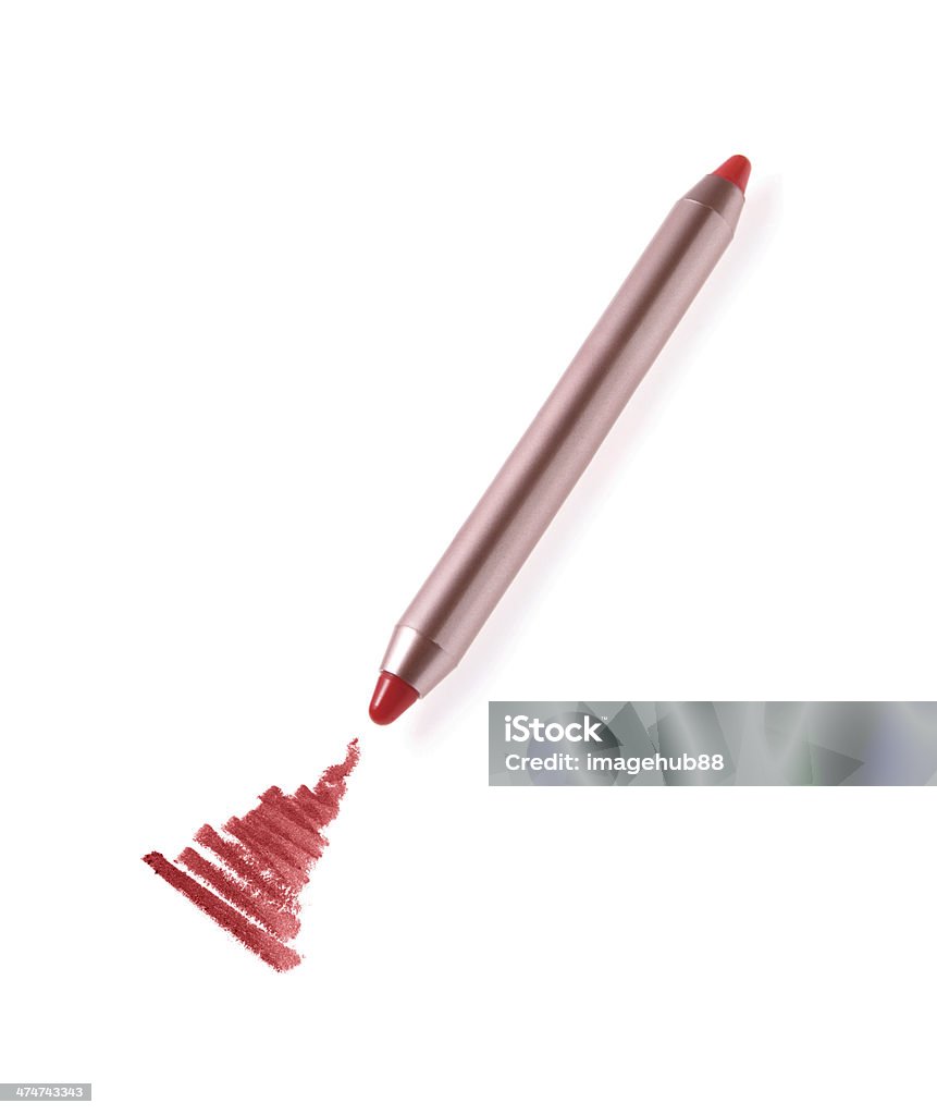 Cosmetico matita e ictus - Foto stock royalty-free di Matita per labbra