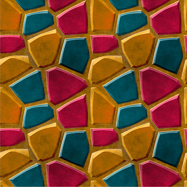 istock Seamless relief pavement pattern of stones 474754536