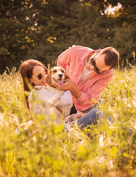 istock Family with dog 474764706