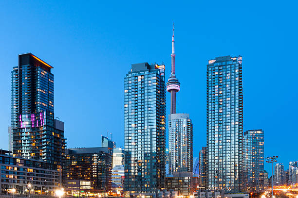 istock Downtown Toronto Condo Towers and CN Tower at Twilight 474767748