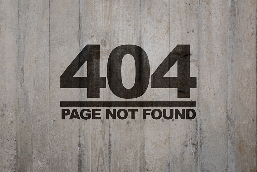 Page not found - 404