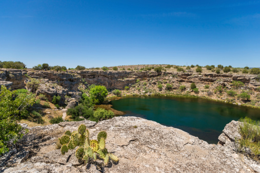 Montezuma Well is part of Montezuma Castle National Monument in Arizona, USA.