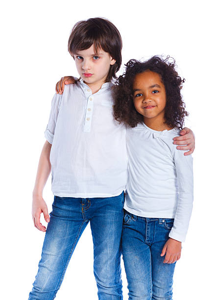 istock Brother and sister in the studio 474779214