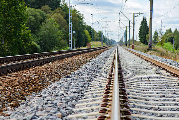 istock Railroad track vanishing into the distance 474781754