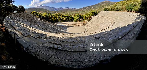 Epidaurus Theater - zdjęcia stockowe i więcej obrazów Amfiteatr - Amfiteatr, Architektura, Bez ludzi