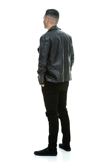 istock Rear view of casual man looking away 474784436