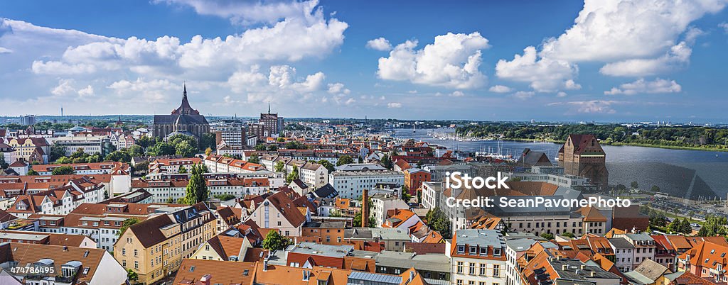 Rostock, Germany Rostock, Germany town skyline. Rostock Stock Photo