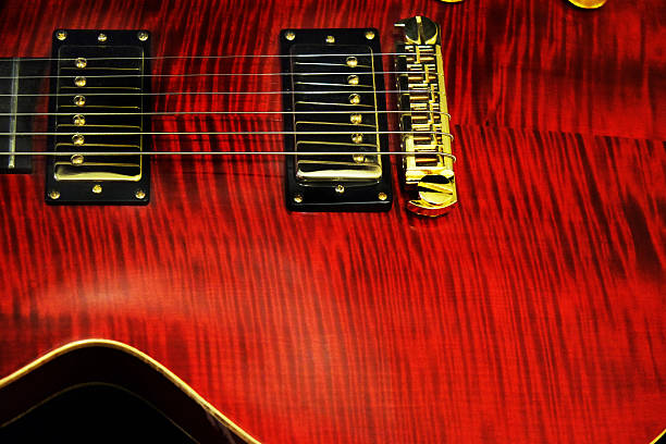 istock AAAAA Grade Figured Maple Top on Electric Guitar 474791286