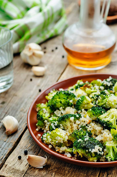 istock roasted garlic broccoli quinoa salad 474791490