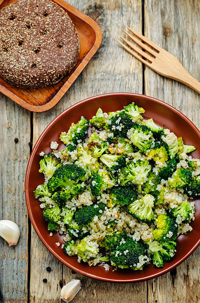 istock roasted garlic broccoli quinoa salad 474791492