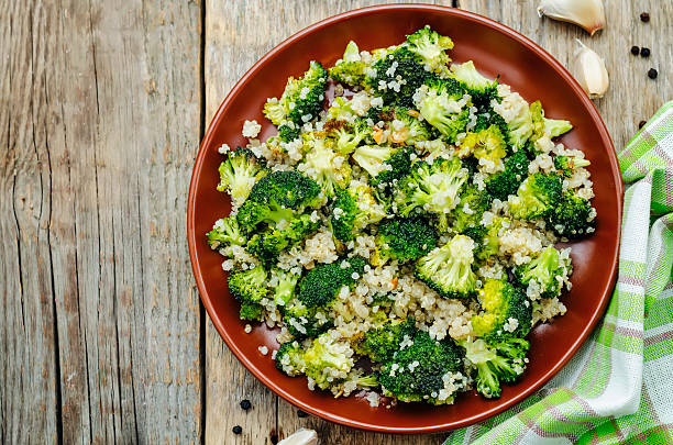 istock roasted garlic broccoli quinoa salad 474791496