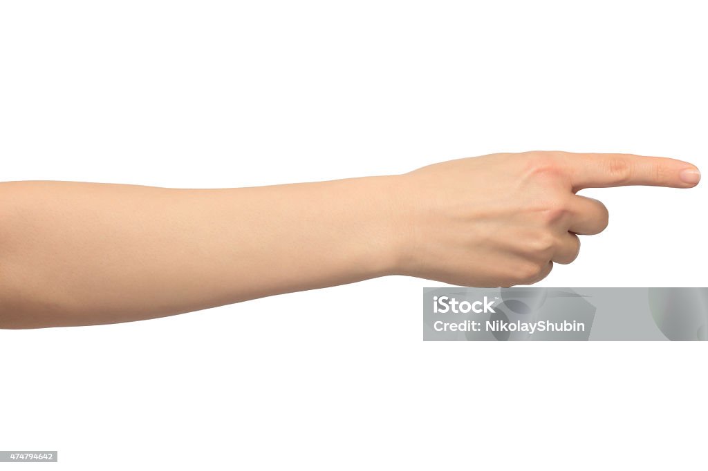 Gesture Isolated image with human hand shows gestures 2015 Stock Photo
