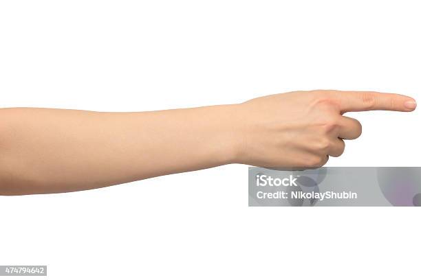 Gesture Stock Photo - Download Image Now - 2015, Adult, Aiming