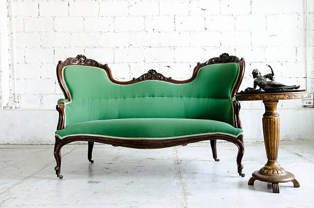 istock Luxurious green classical style Armchair sofa couch 474794860