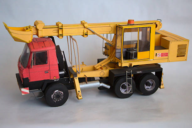 istock paper model excavator Tatra view 474795978