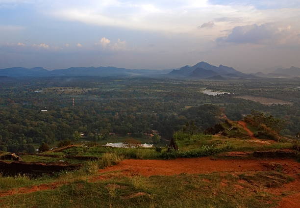 istock Landscape panorama from Sigiriya Rock Temple 474796278