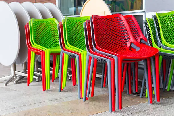 Photo of Colourful chairs