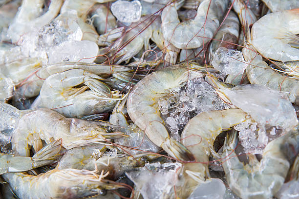 istock Fresh shrimp at the market 474804186