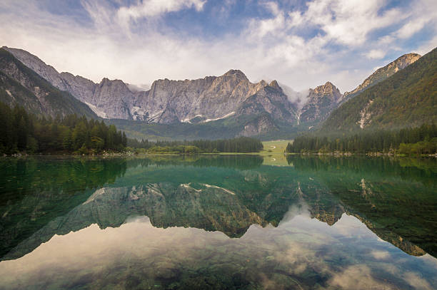 istock mountain lake in the Italian Alps 474804816