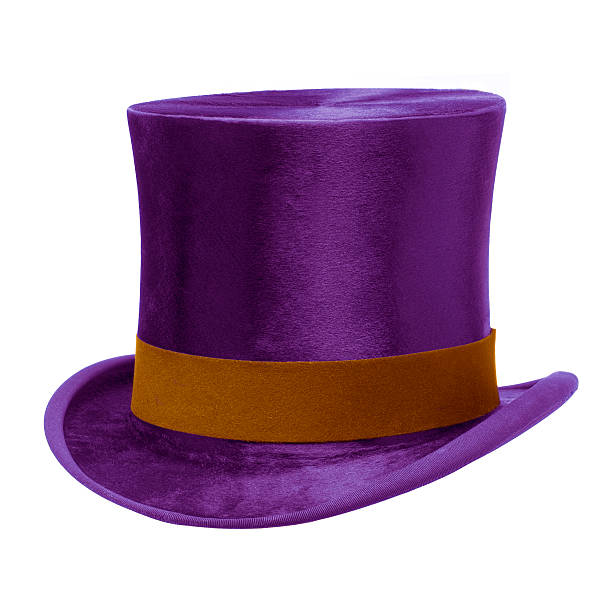 Purple Top Hat Stock Photo - Download Image Now - Top Hat, Purple