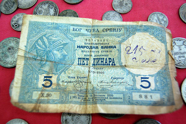 istock Vintage money from Balkans 474815020
