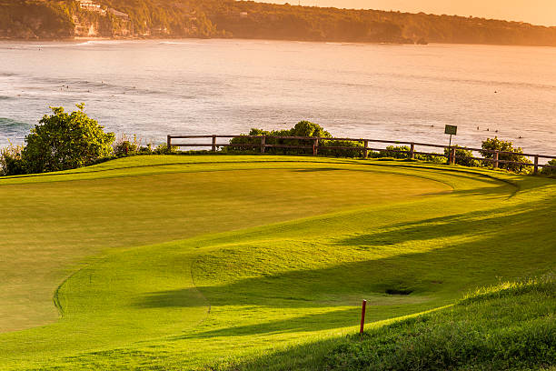 istock Beautiful View of Green Golf Field 474815124