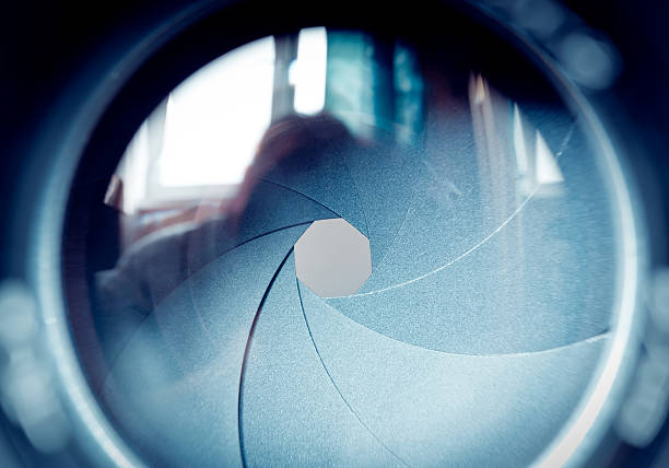 istock The diaphragm of a camera lens aperture. 474817809