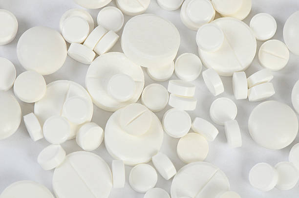 istock Tablets close up. A medical background 474818132