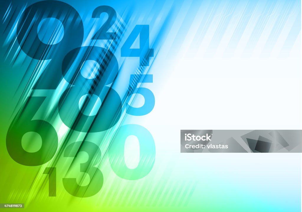 abstract numbers background abstract background with blue and green numbers Financial Figures stock vector