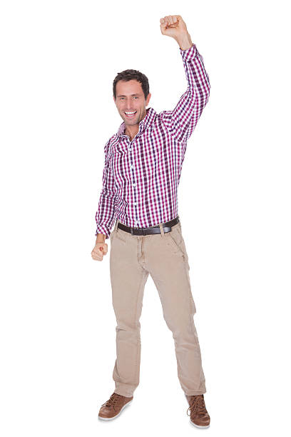istock Portrait Of Young Man Cheering 474826941