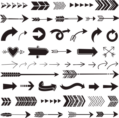 Arrows illustrated in a graphic style.