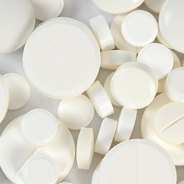 istock Tablets close up. A medical background 474831098