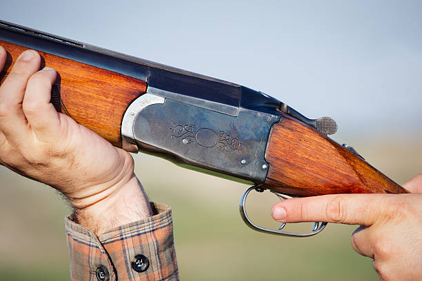istock Man Hunting with a Shotgun 474831522