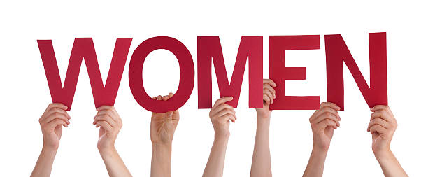 istock Many People Hands Holding Red Straight Word Women 474837166