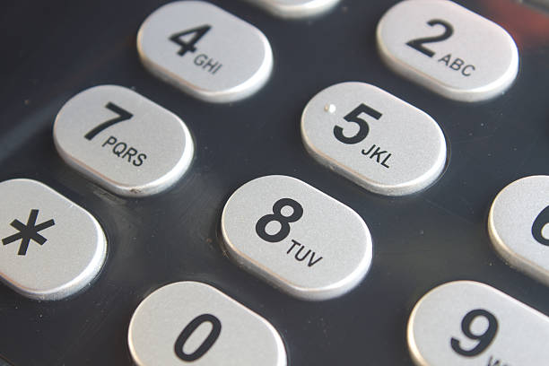 istock close up button on  desk phone 474841845