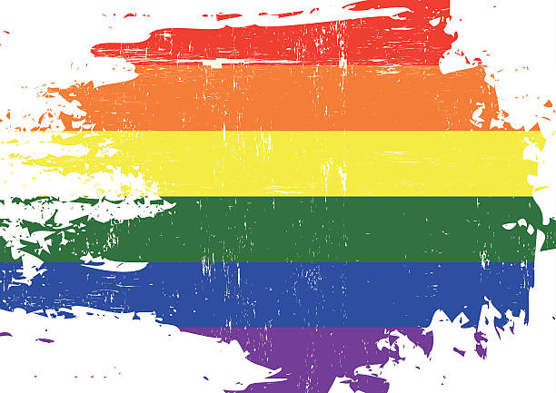 illustrations, cliparts, dessins animés et icônes de éraflure gay drapeau - symbols of peace flag gay pride flag banner