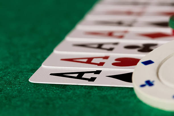 istock four aces on the table casino 474857070