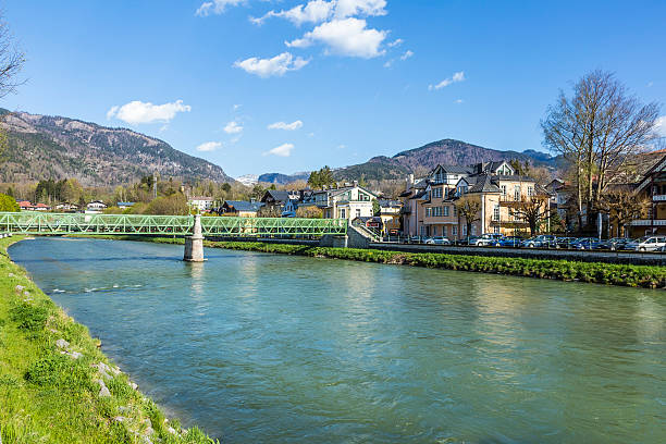 old bridge at Traun river - Bad Ischl