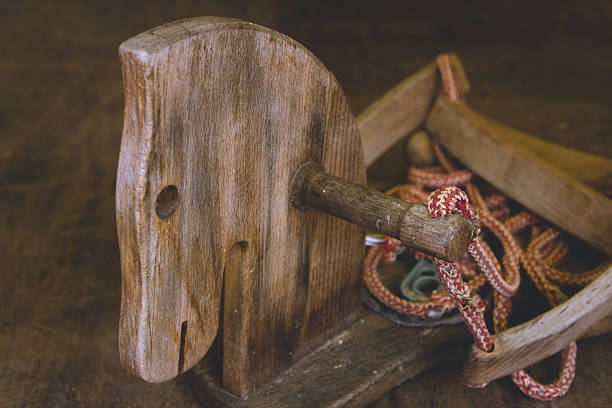 istock Wooden horse 474863842
