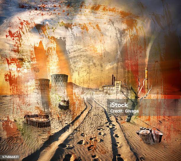 Environmental Pollution Texture Stock Photo - Download Image Now - Air Pollution, Atmospheric Mood, Atom
