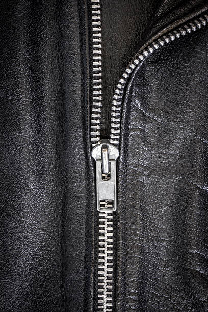 istock Zip for black leather dress 474868112