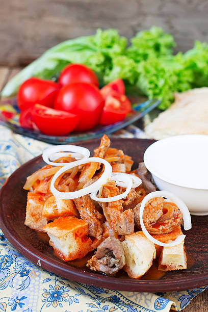 istock Iskender kebab - traditional turkish food 474868202
