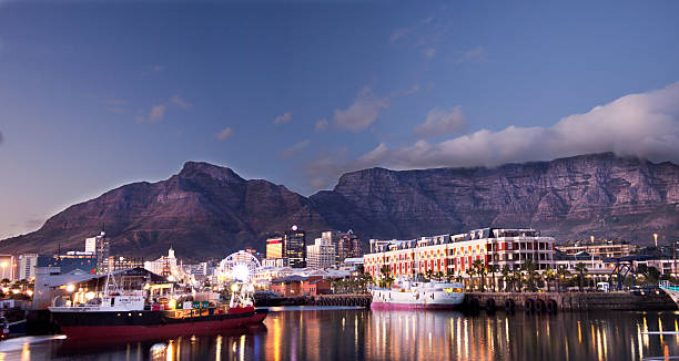 istock Waterfront Cape Town South Africa evening lights 474868296