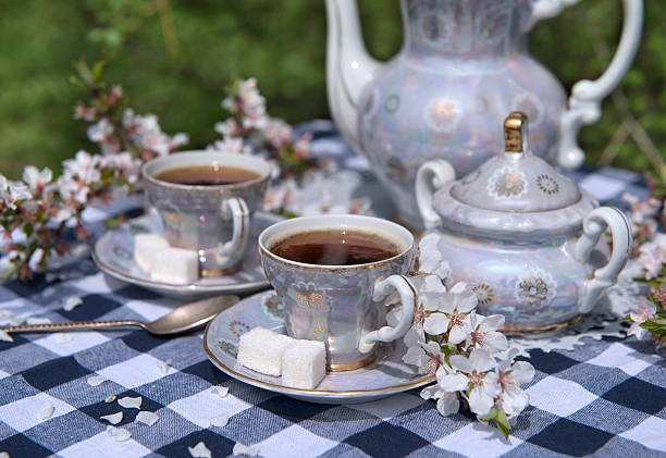 istock Morning tea in the garden 474868410